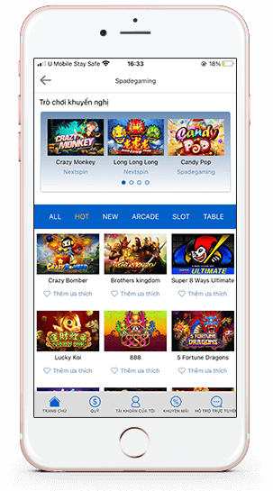 Lựa chọn tựa game yêu thích của bạn
