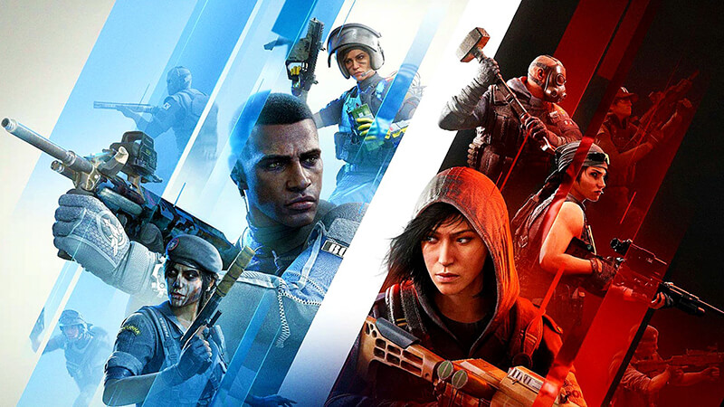 Rainbow 6 là game mô phỏng trận đấu qua hệ thống