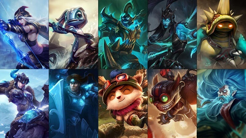 Các nhân vật trong game Liên Minh Huyền Thoại