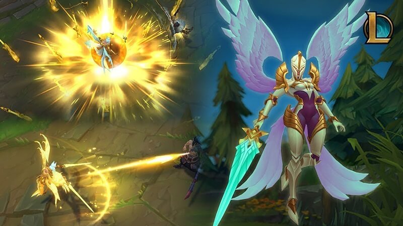 Tướng nữ Liên Minh Huyền Thoại Kayle thiên về sát thương duy trì Tướng nữ Liên Minh Huyền Thoại Kayle thiên về sát thương duy trì