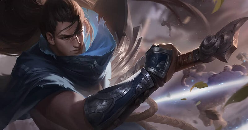 Vũ khí của liên minh huyền thoại Yasuo là thanh kiếm dài Katana và gươm phụ ngắn Vũ khí của liên minh huyền thoại Yasuo là thanh kiếm dài Katana và gươm phụ ngắn