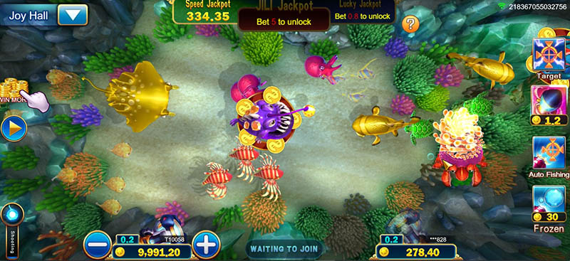 Bắn cá Jackpot Fishing có tỷ lệ đổi thưởng hấp dẫn