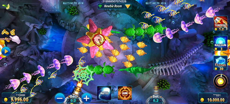 Có nhiều sảnh bắn tại Mega Fishing cho người chơi chọn lựa