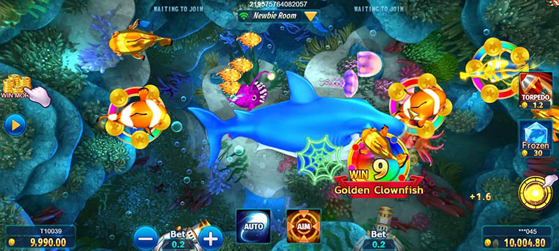 Game bắn cá Happy được thiết kế có phòng chơi thử