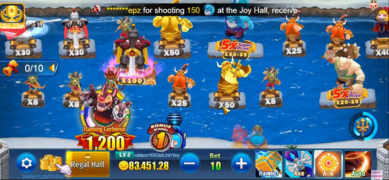 Game có nhiều chế độ bắn khác nhau mà người chơi có thể chọn