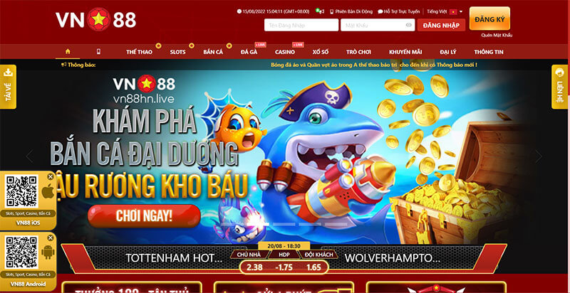 Nhà cái uy tín VN88 Việt Nam
