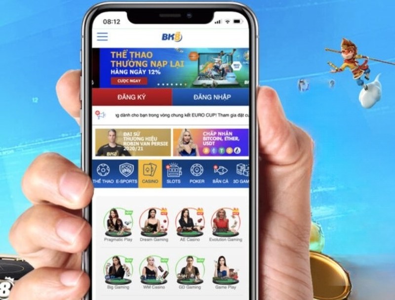 Cách tải Ứng dụng Roulette BK8 