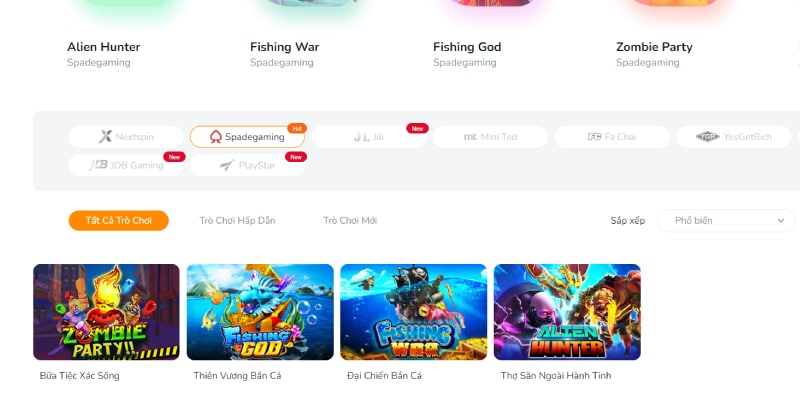 Nhận khuyến mãi khi bắn cá tại Spadegaming